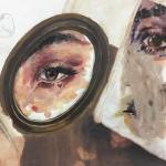 Jenny Juratsch, 14, "Spiegel" , 2020, Acryl